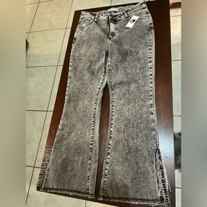 Buckle Women's Black Flare Jeans